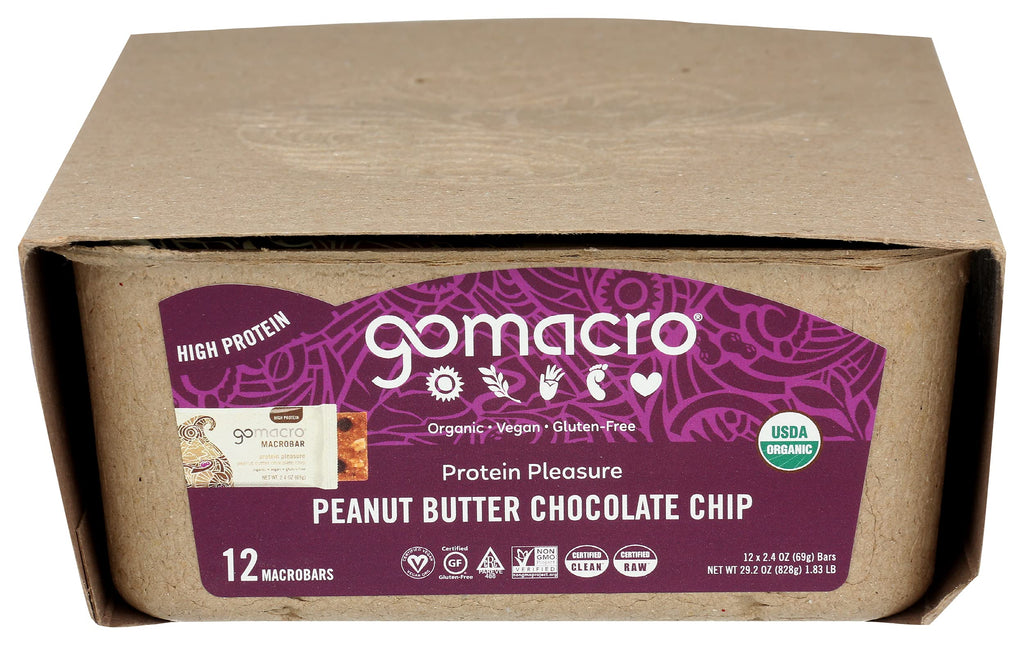 GoMacro MacroBar Organic Vegan Protein Bars