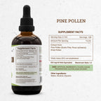 Secrets of the Tribe Pine Pollen Testosterone Tincture Alcohol Liquid