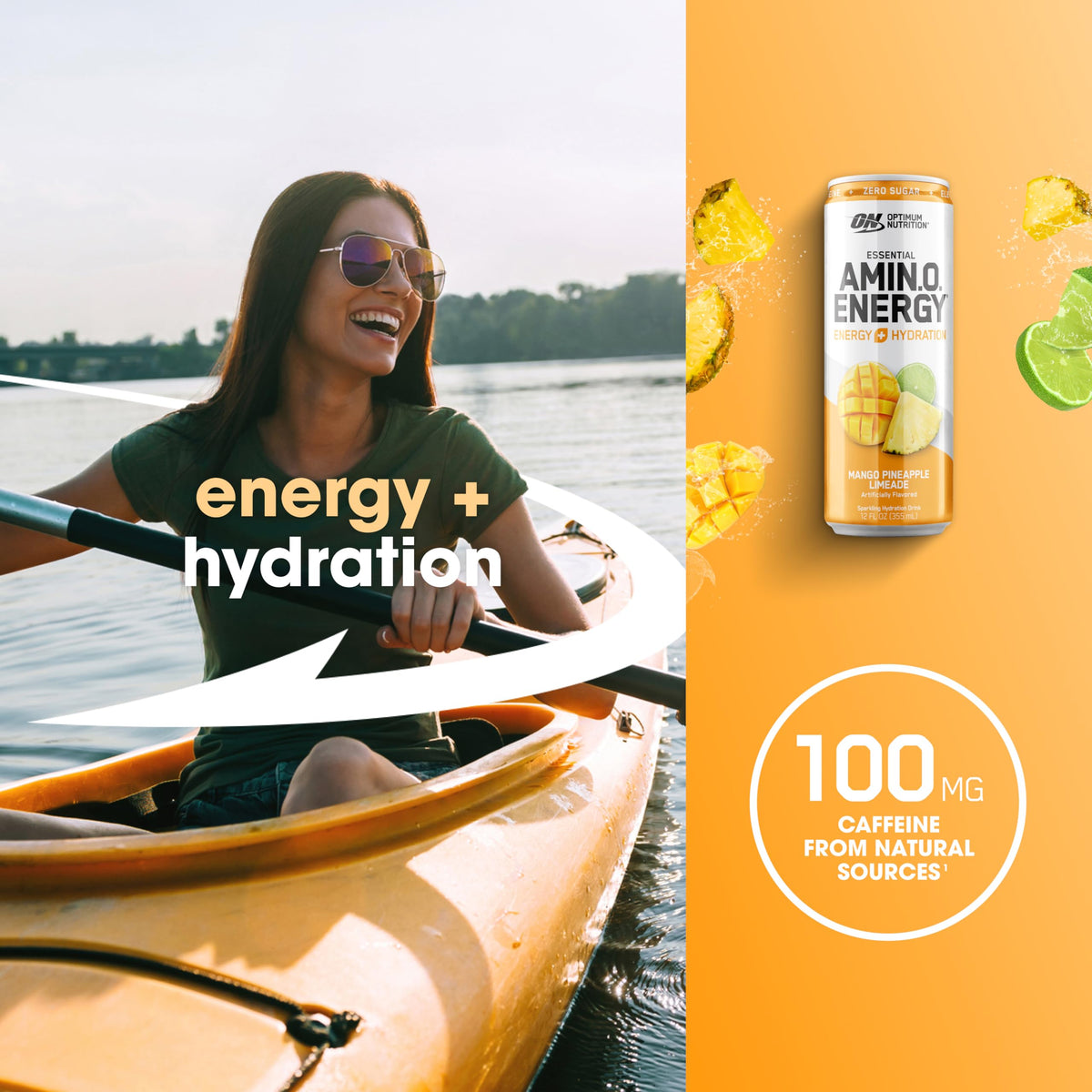 Optimum Nutrition Essential Amino Energy Sparkling Hydration Drink