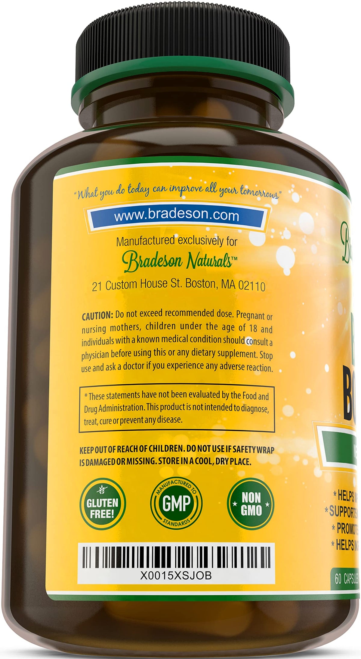 Bradeson Naturals Brain Booster Supplement for Focus & Memory - 60 Capsules - image 7