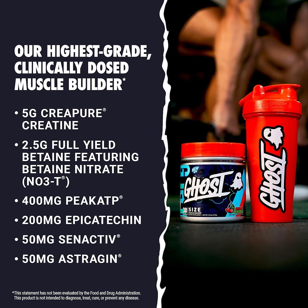 GHOST Size Muscle Builder Dietary Supplement with Creatine