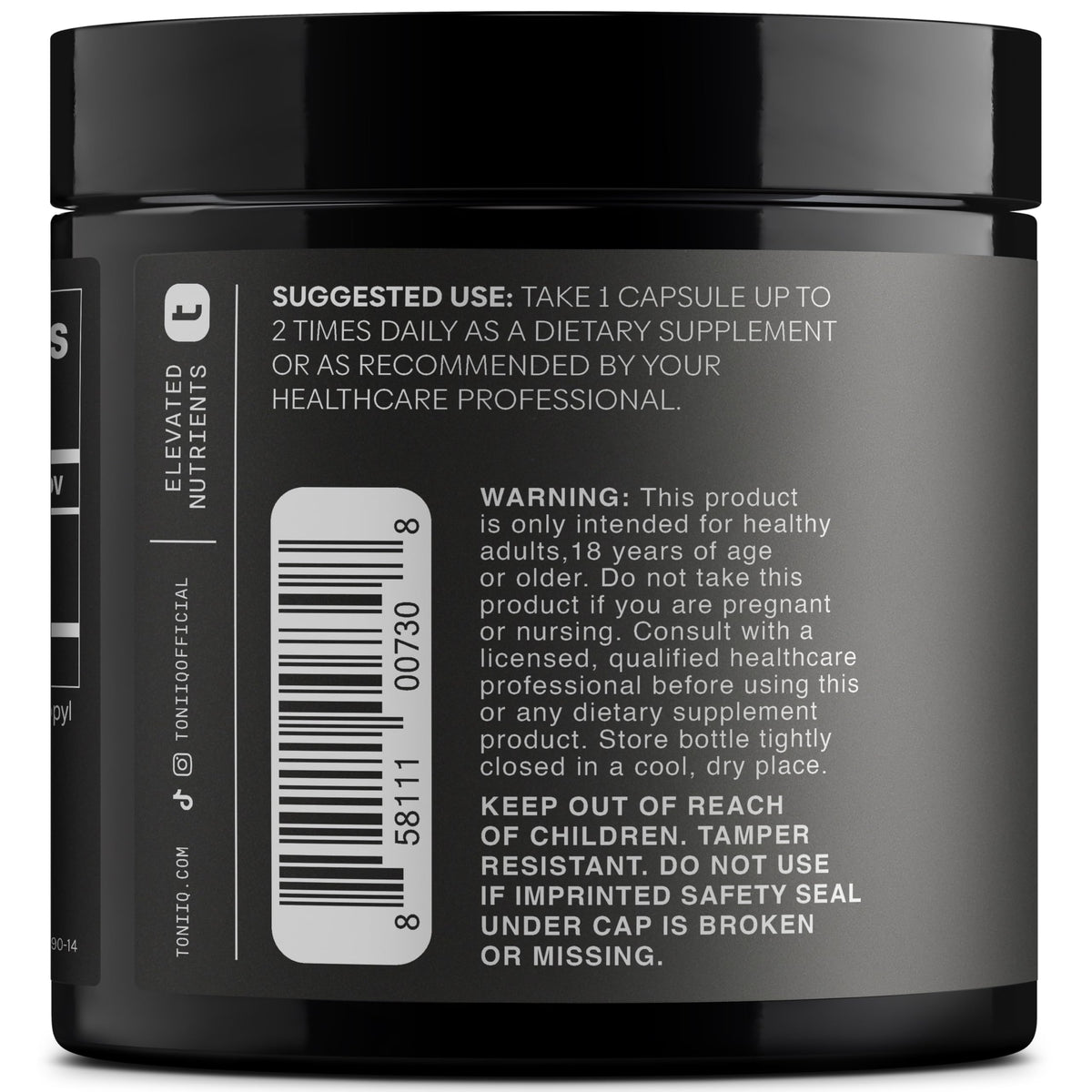 Toniiq Maca Root 20:1 Extract - 90 Capsules - image 8