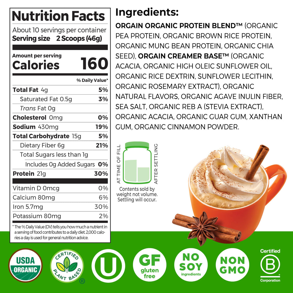 Orgain Organic Vegan Protein Powder