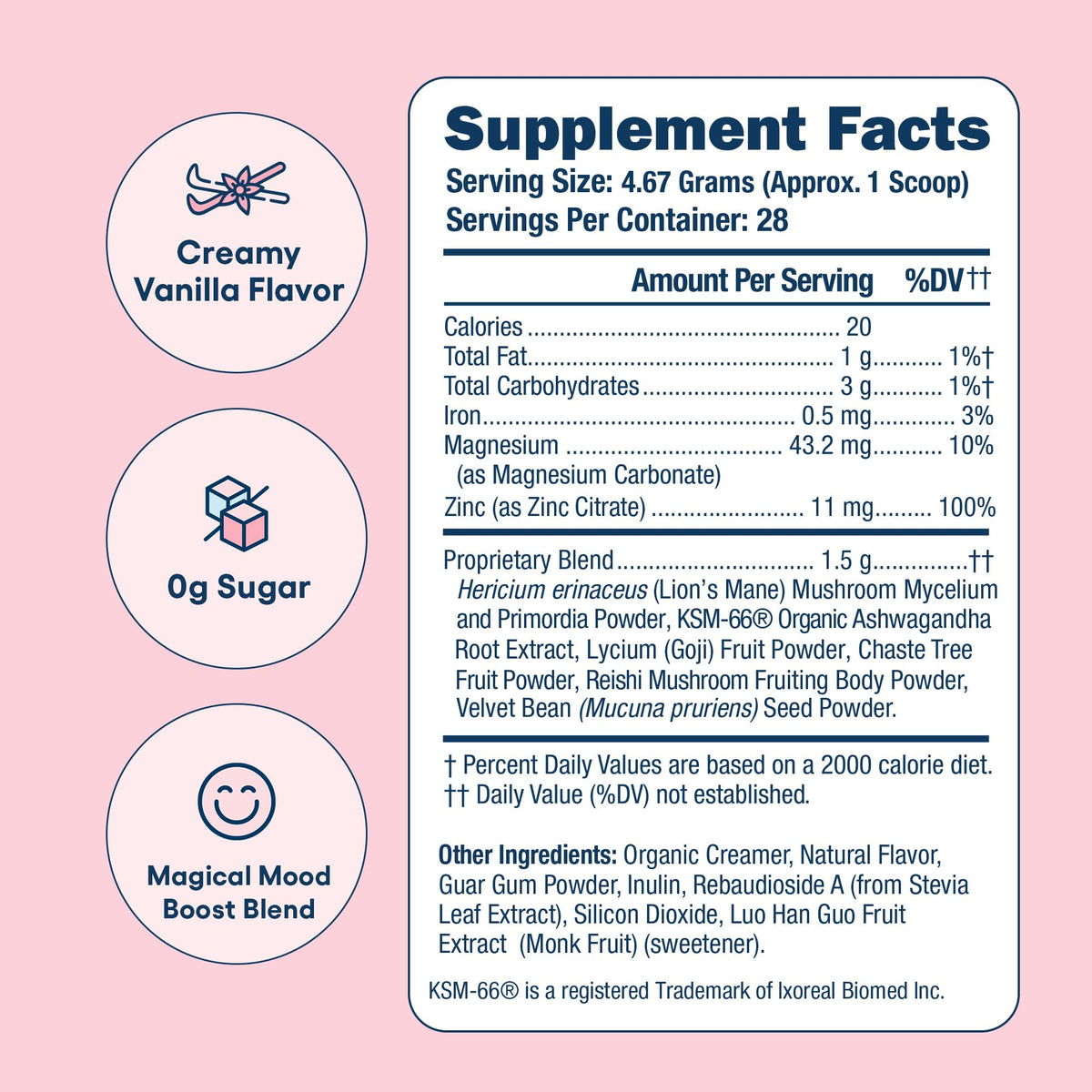 Love Sweat Fitness Miss Congeniality Mood & Stress Powder - 28 Servings - image 2