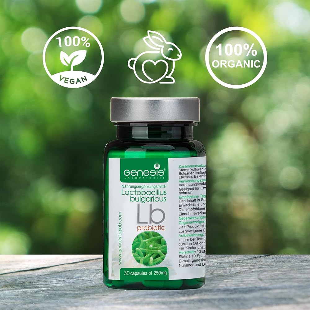 Genesis LB Probiotic Lactobacillus Bulgaricus Digestive Support - 90 Capsules - image 5
