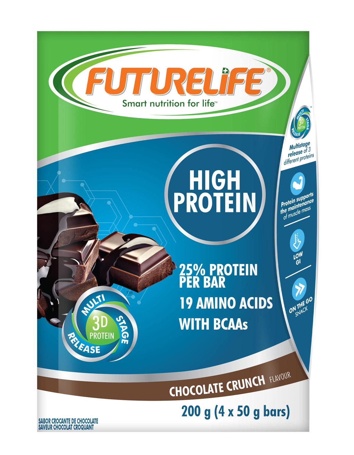 Future Life Smart Bars High Protein Chocolate - 8 Bars