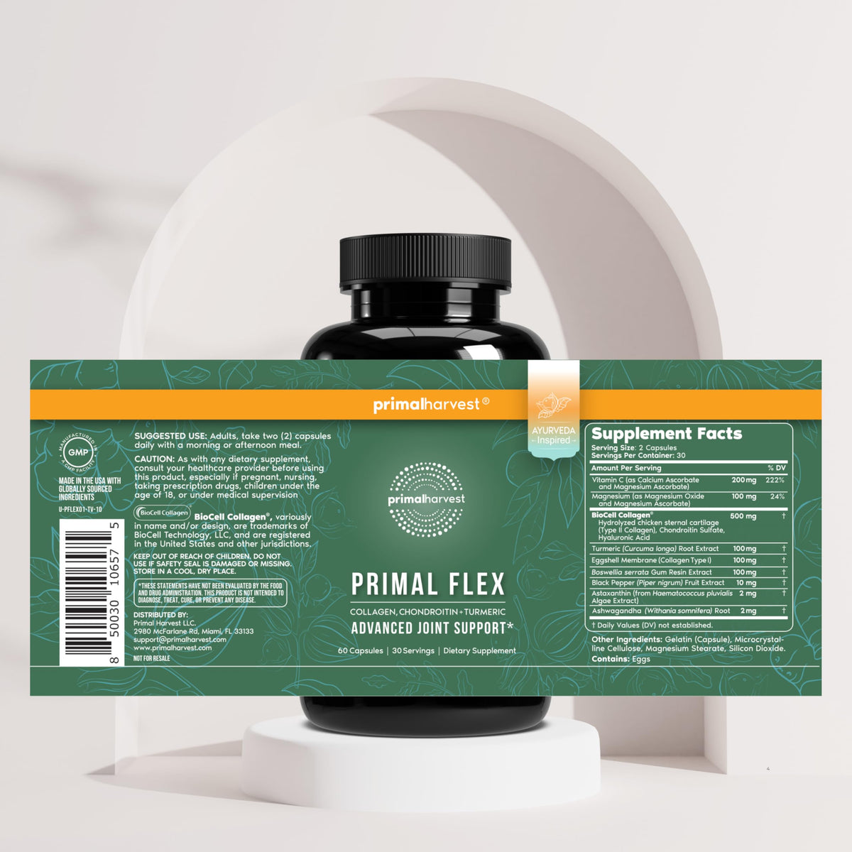 Primal Harvest Flex Daily Supplement - 60 Capsules - image 5