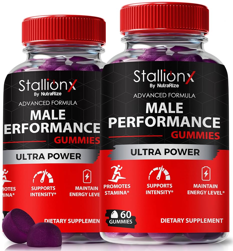 NutraRize Stallion X Gummies for Men - 120 Gummies