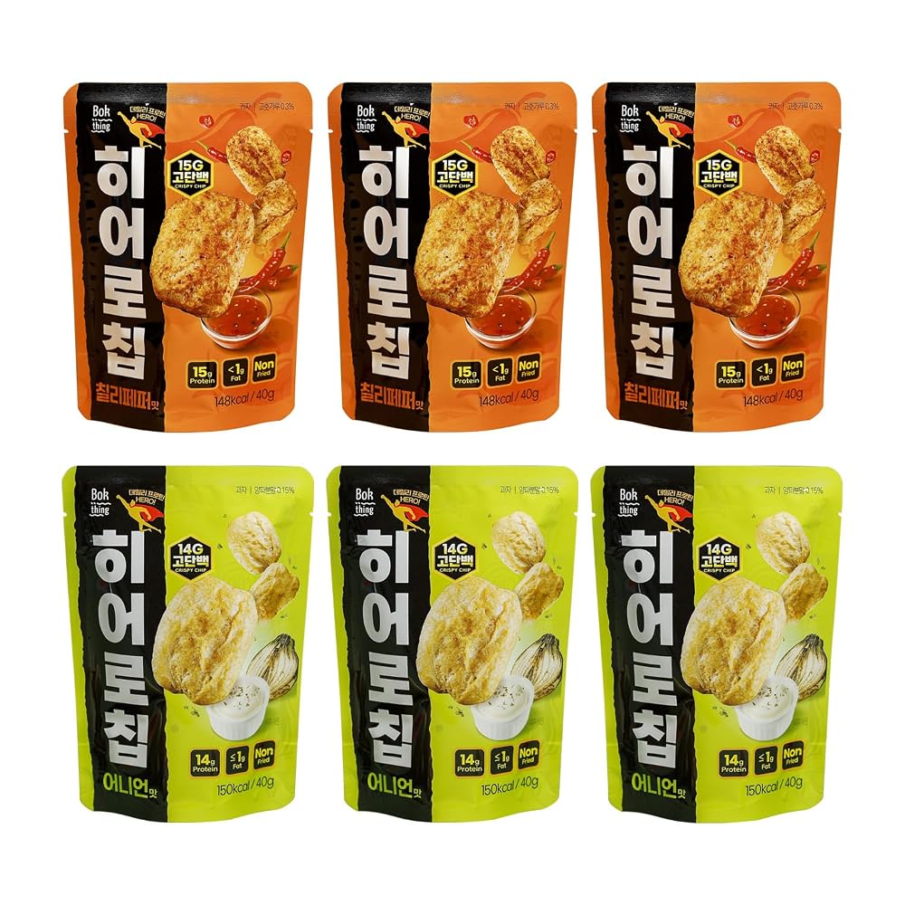 Bokthing HERO CHIP, High Protein Chips, Plant-Based Protein