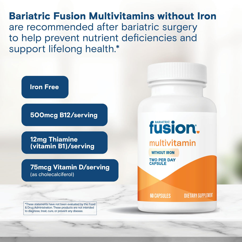 Bariatric Fusion Bariatric Multivitamin Without Iron - 60 Capsules - image 5