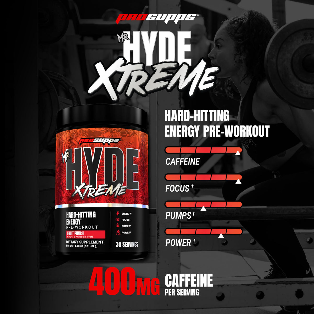 ProSupps Mr. Hyde Xtreme Pre Workout Powder with Creatine