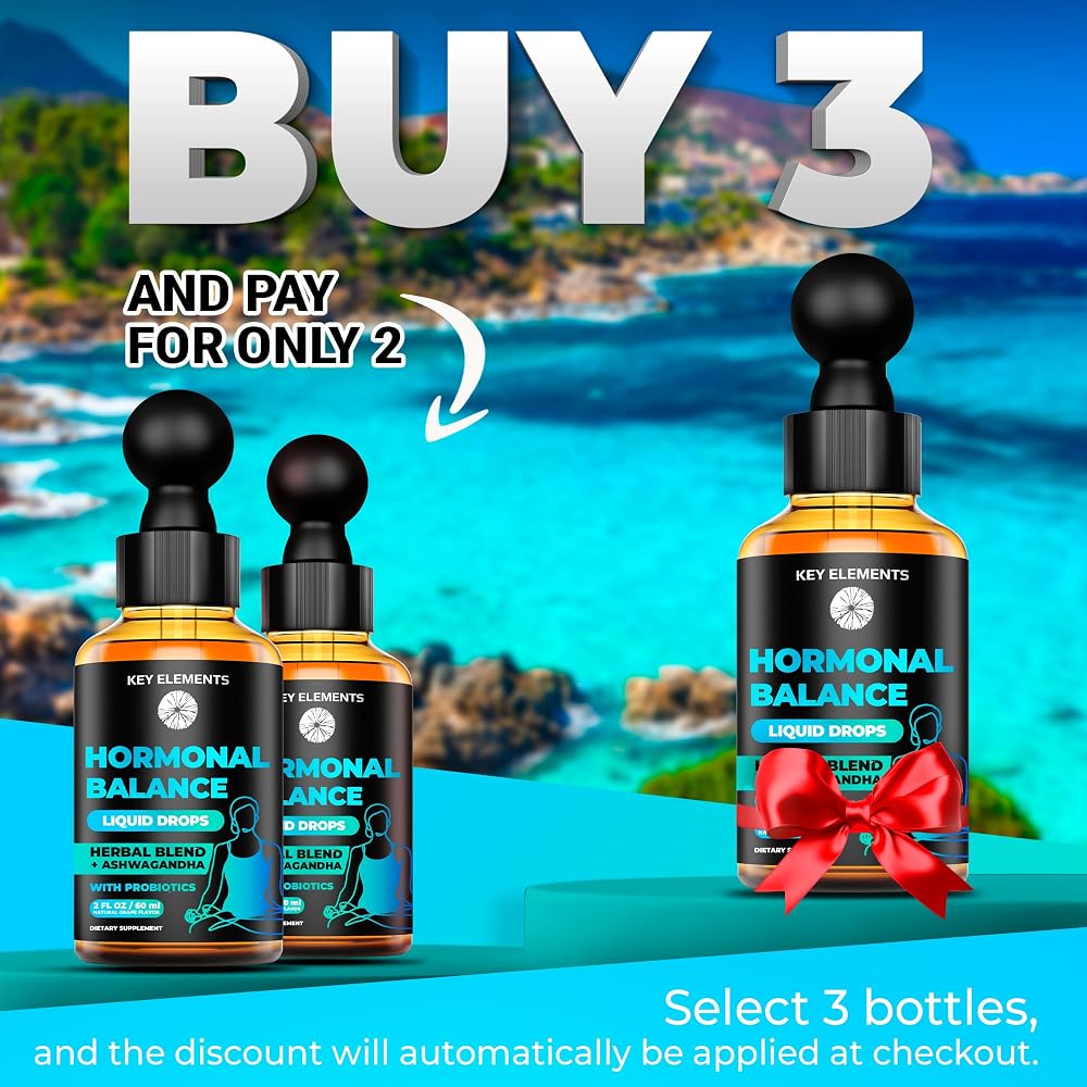 KEY ELEMENTS Hormone Balance Liquid Drops for Women - 2 Fl Oz - image 2