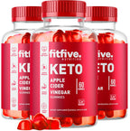LIVORKA Fitfive Keto ACV Gummies - 180 Count (Pack of 3)