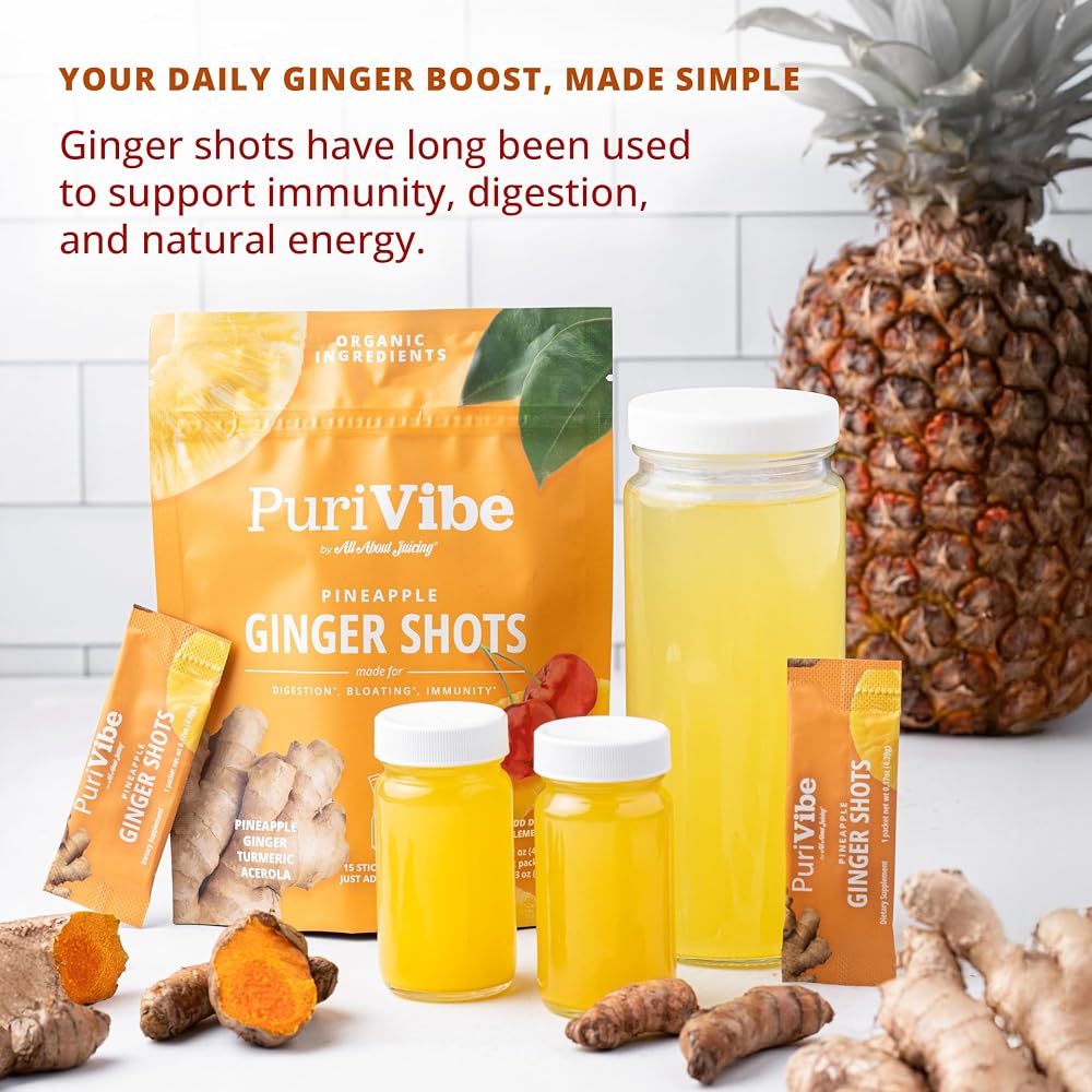 All About Juicing Ginger Shots with Pineapple & Turmeric