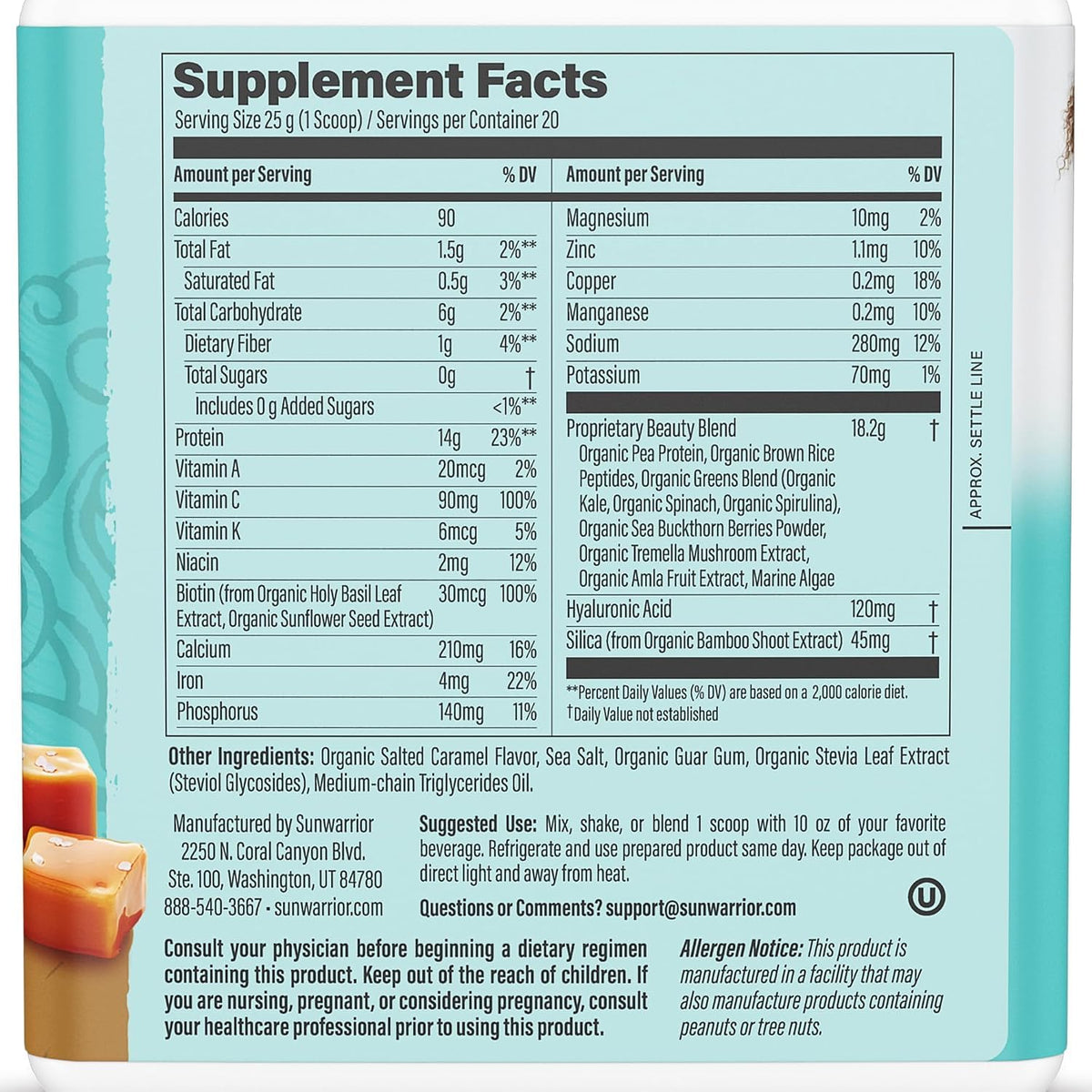 Sunwarrior Collagen Protein Plant-Based Powder