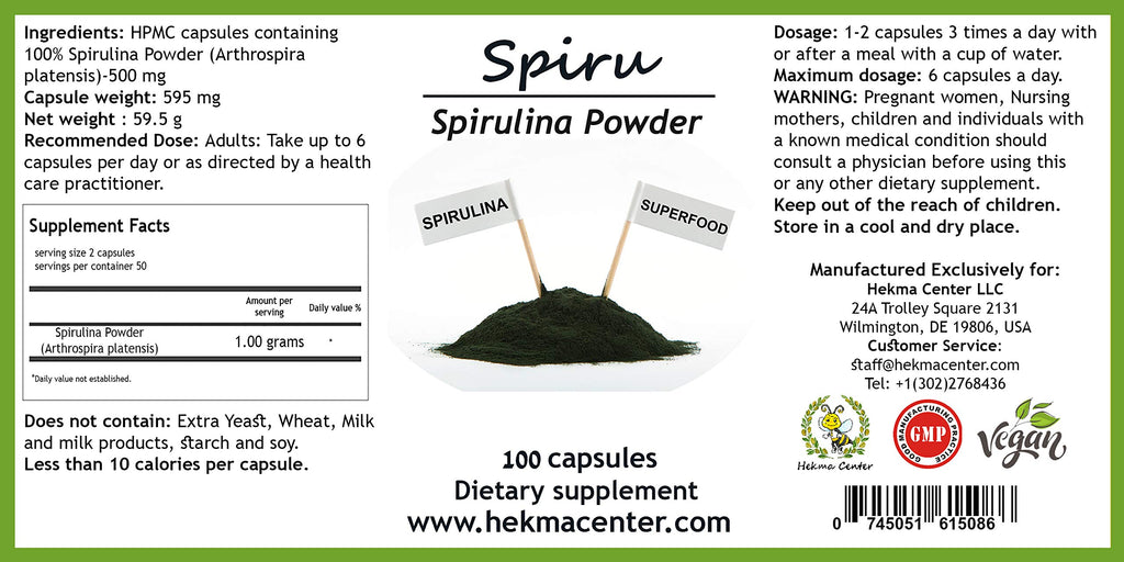 Hekma Center Organic Iron Supplement - 3 Bottles - image 7