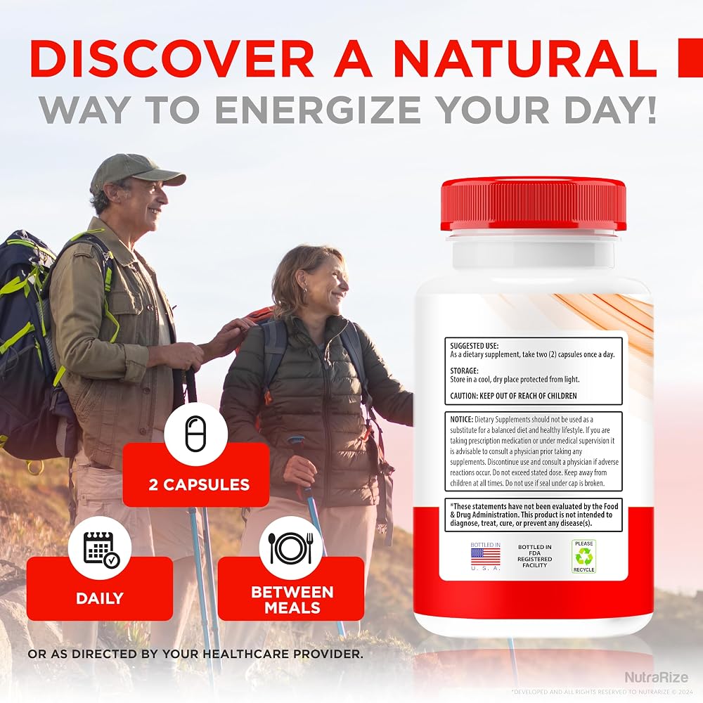 NutraRize Gluco Revive Natural Support - 60 Capsules - image 6