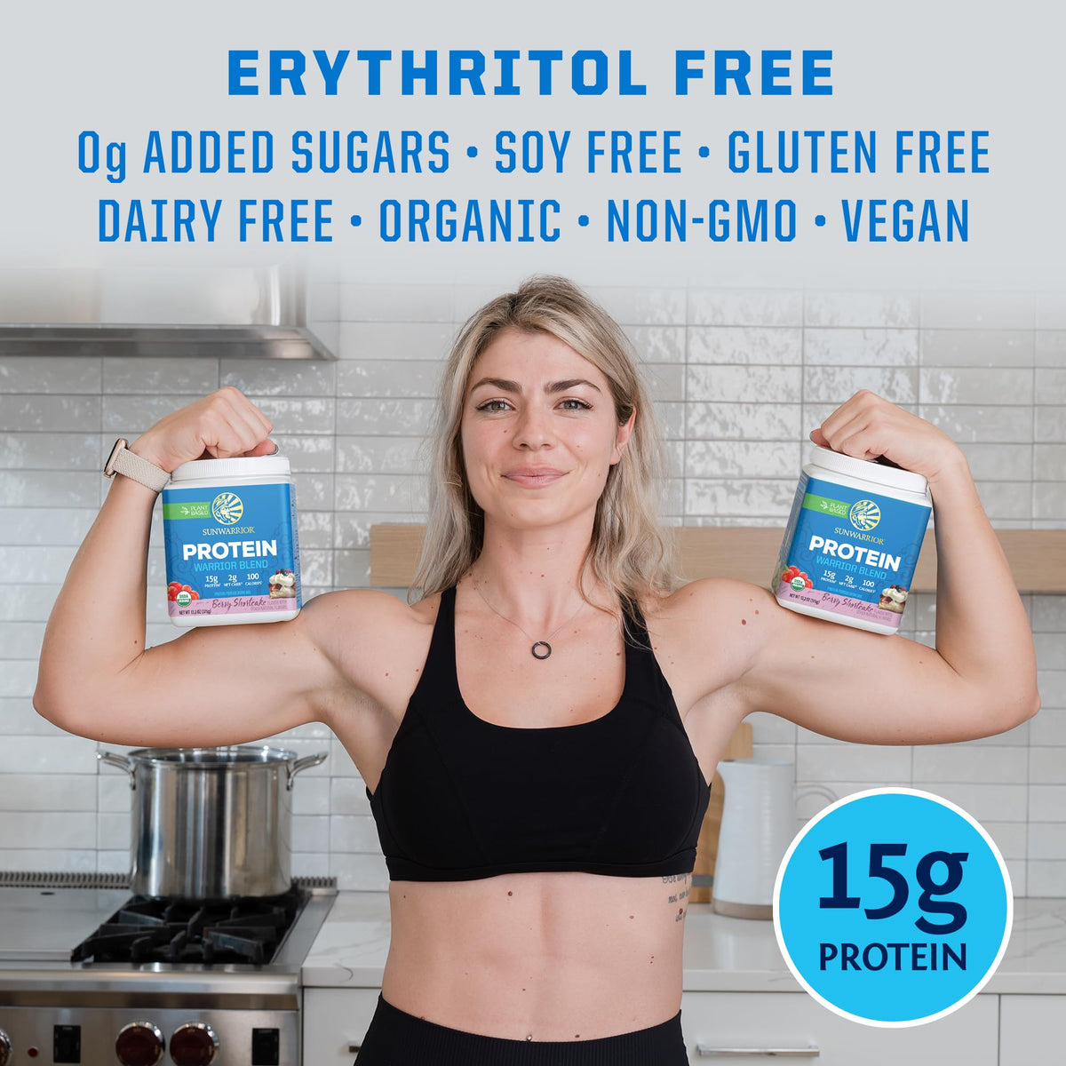 Sunwarrior Sunwarrior Warrior Blend - Organic Vegan Plant Protein