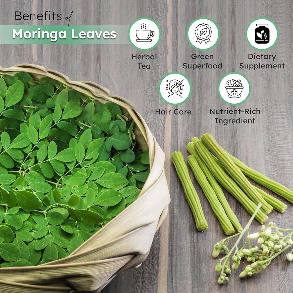 Generic Natural Moringa Leaf Powder - 200g - image 3