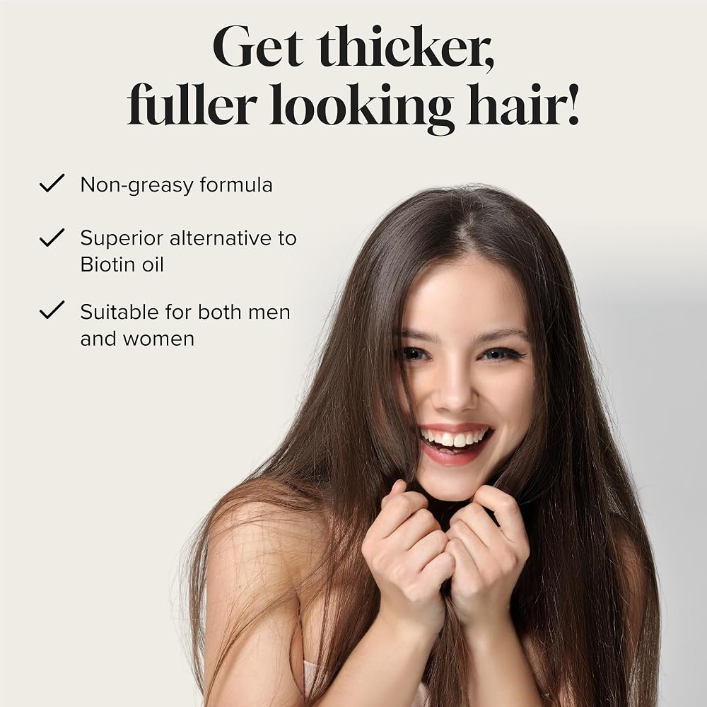 Pureauty Naturals Biotin Hair Growth Serum for Women & Men - 2 fl oz - image 2