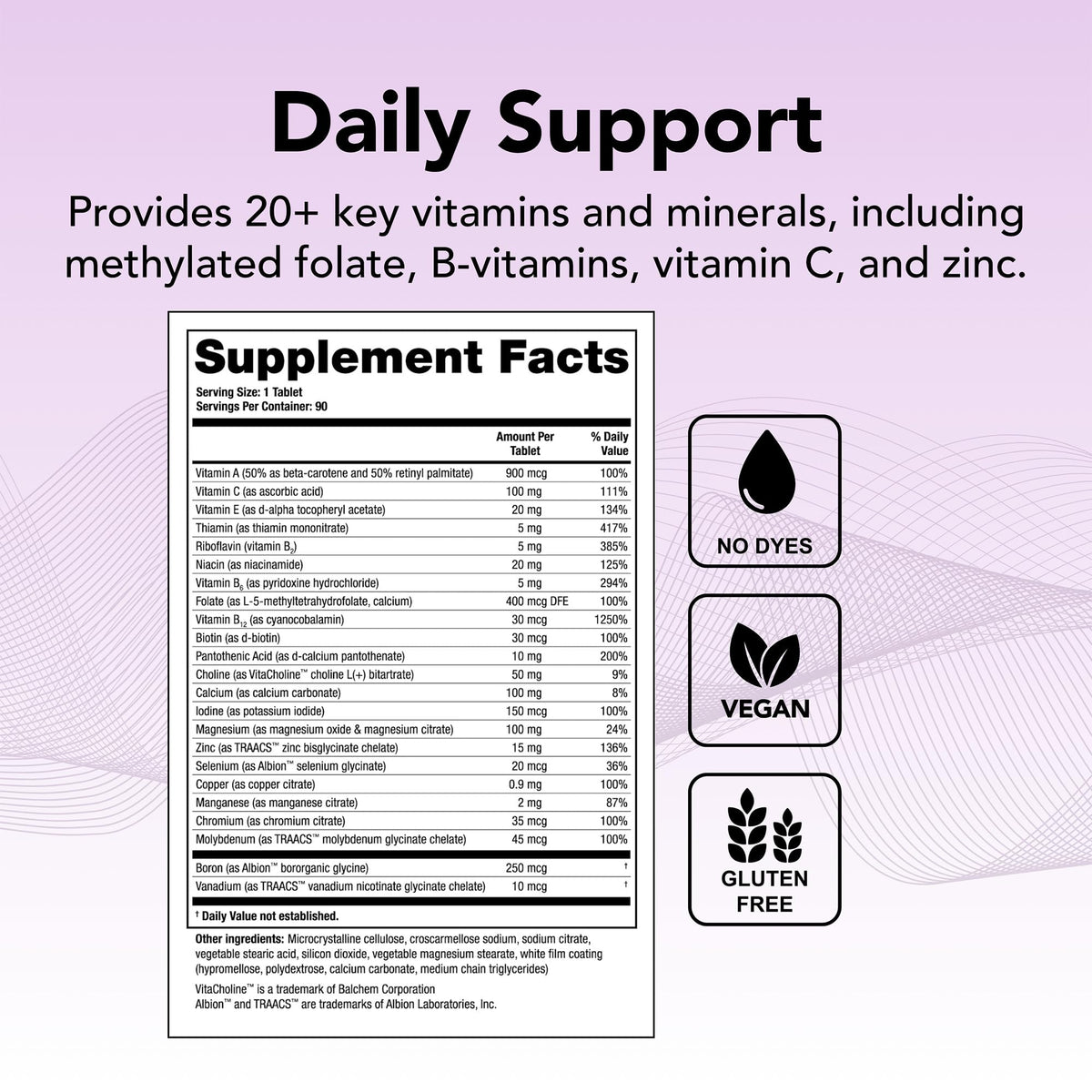 Theralogix Companion Multivitamin Without Iron, D or K - 90 Tablets - image 3
