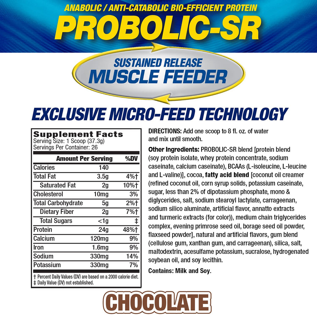 Maximum Human Performance Probolic-SR Sustained Release Protein Powder
