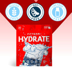 FITTEAM HYDRATE Organic Electrolyte Drink Mix - 30 Stick Packs - image 6