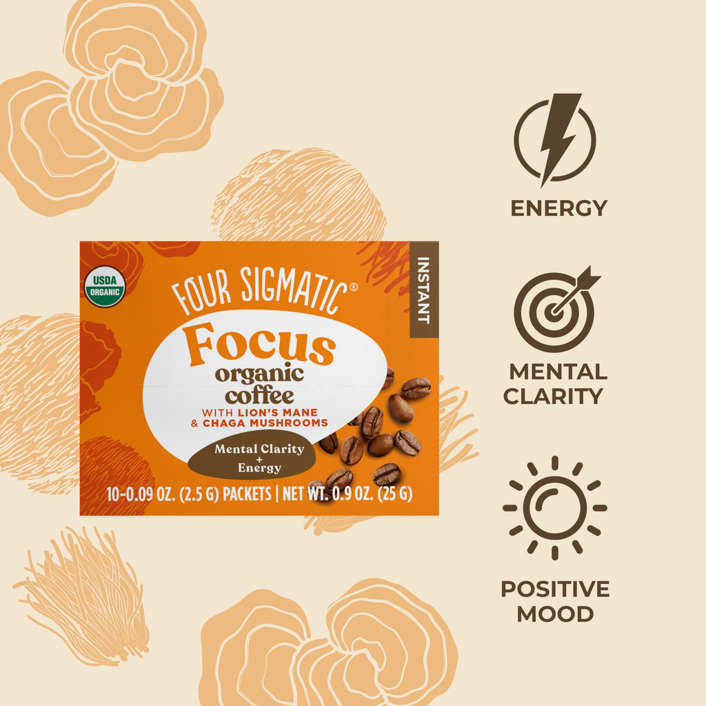 Four Sigmatic Mushroom Coffee Mix Lion's Mane, Chaga & Cordyceps