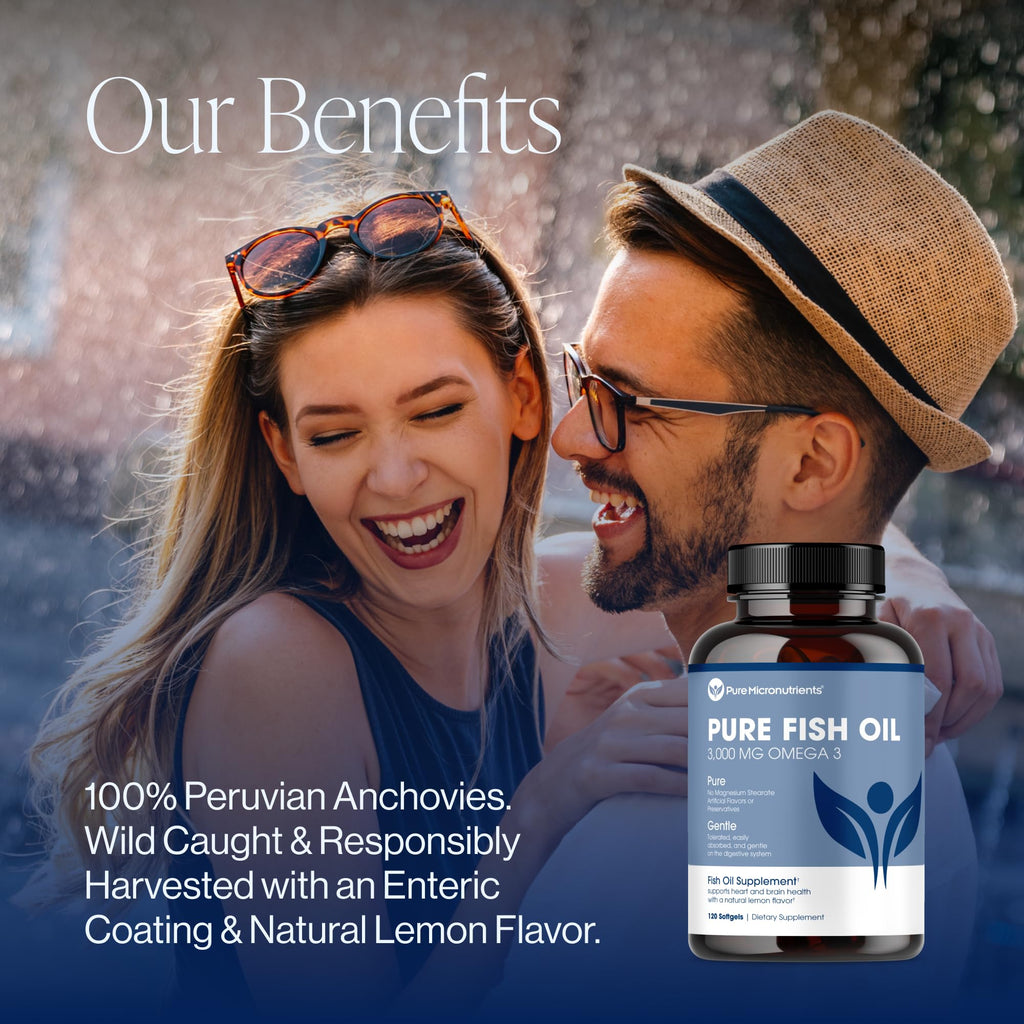 Pure Micronutrients Omega 3 Fish Oil Heart & Cognitive Support - 90 Softgels - image 3