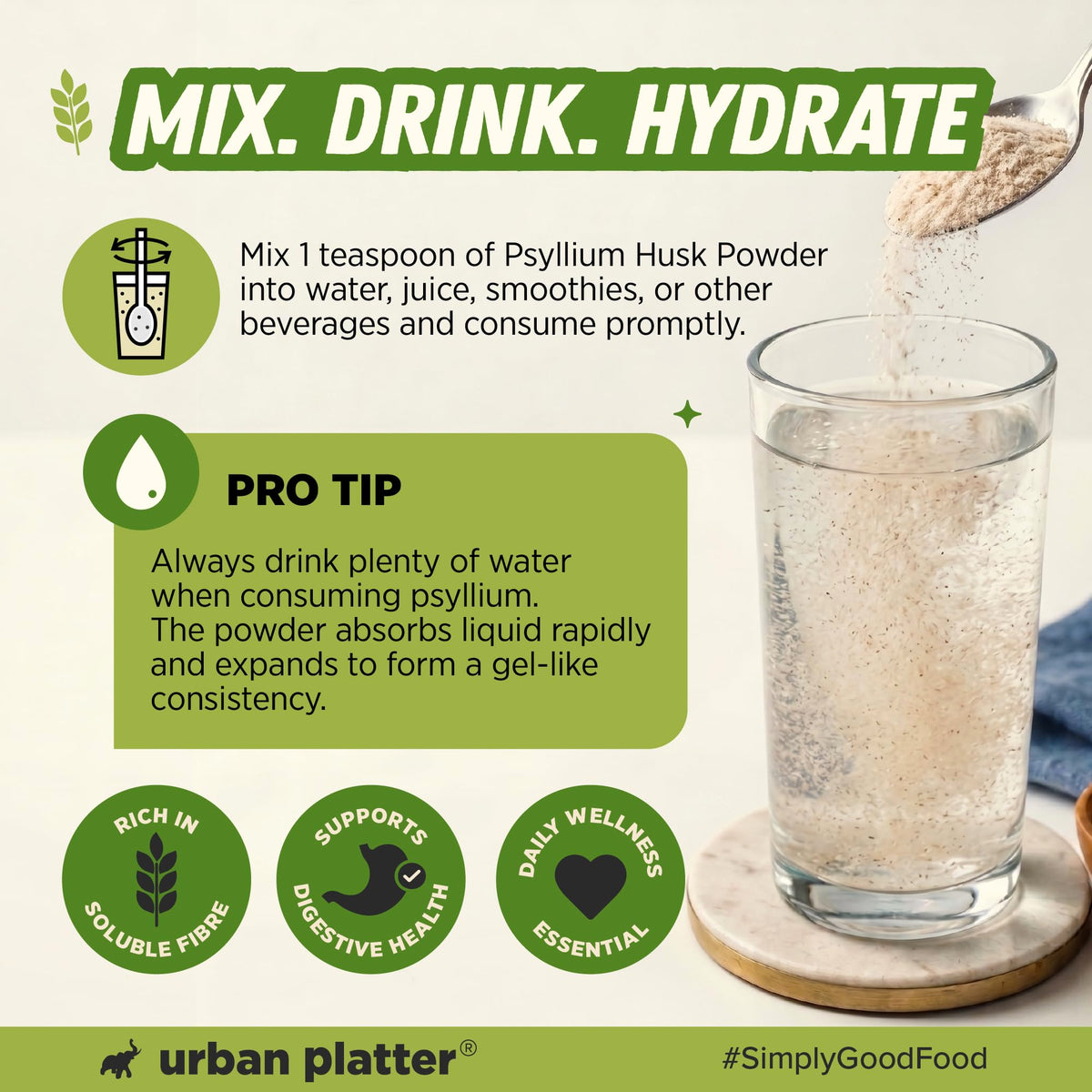 Urban Platter Psyllium Husk Powder - 400g - image 8