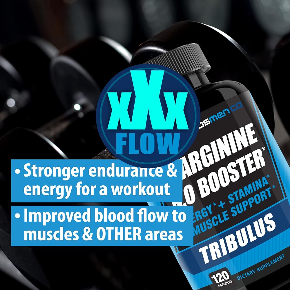 THELABSMENCO L-Arginine Nitric Oxide Supplement for Men - 120 Capsules - image 5