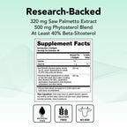 Theralogix Prostate SR Saw Palmetto for Prostate & Urinary Health - 180 Softgels - image 2