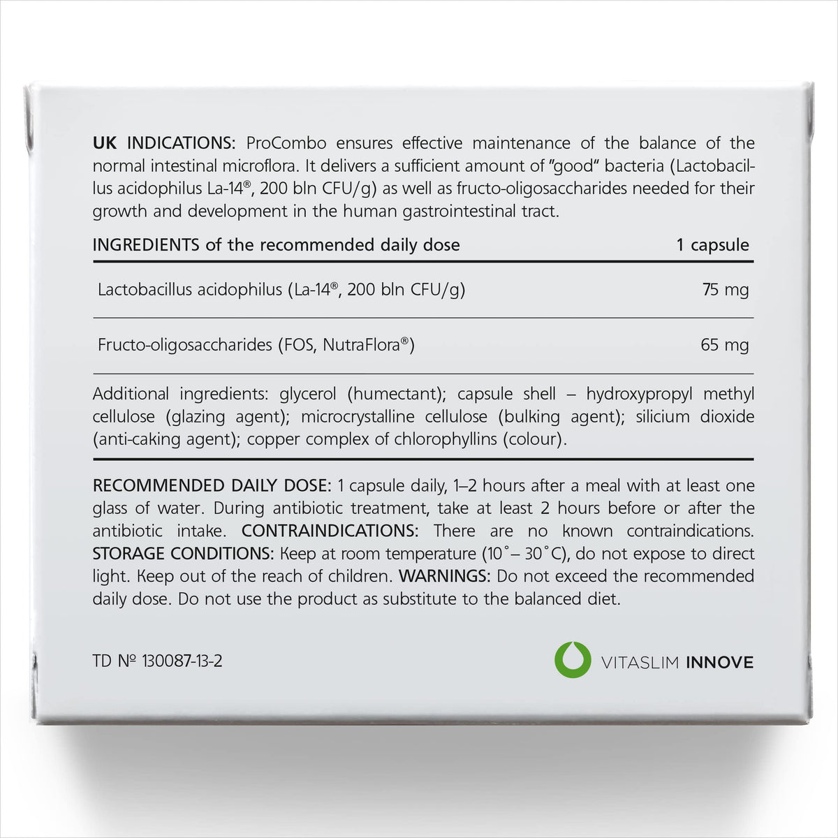 ProCombo - The Smart synbiotic with targeted delivery of The Good