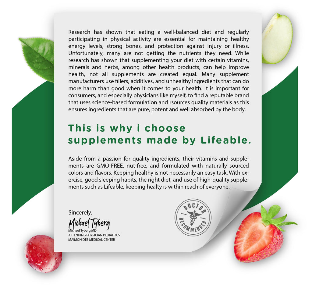 Lifeable Vitamin D3 5000 IU Gummies for Immune & Bone Support - 90 Count - image 5