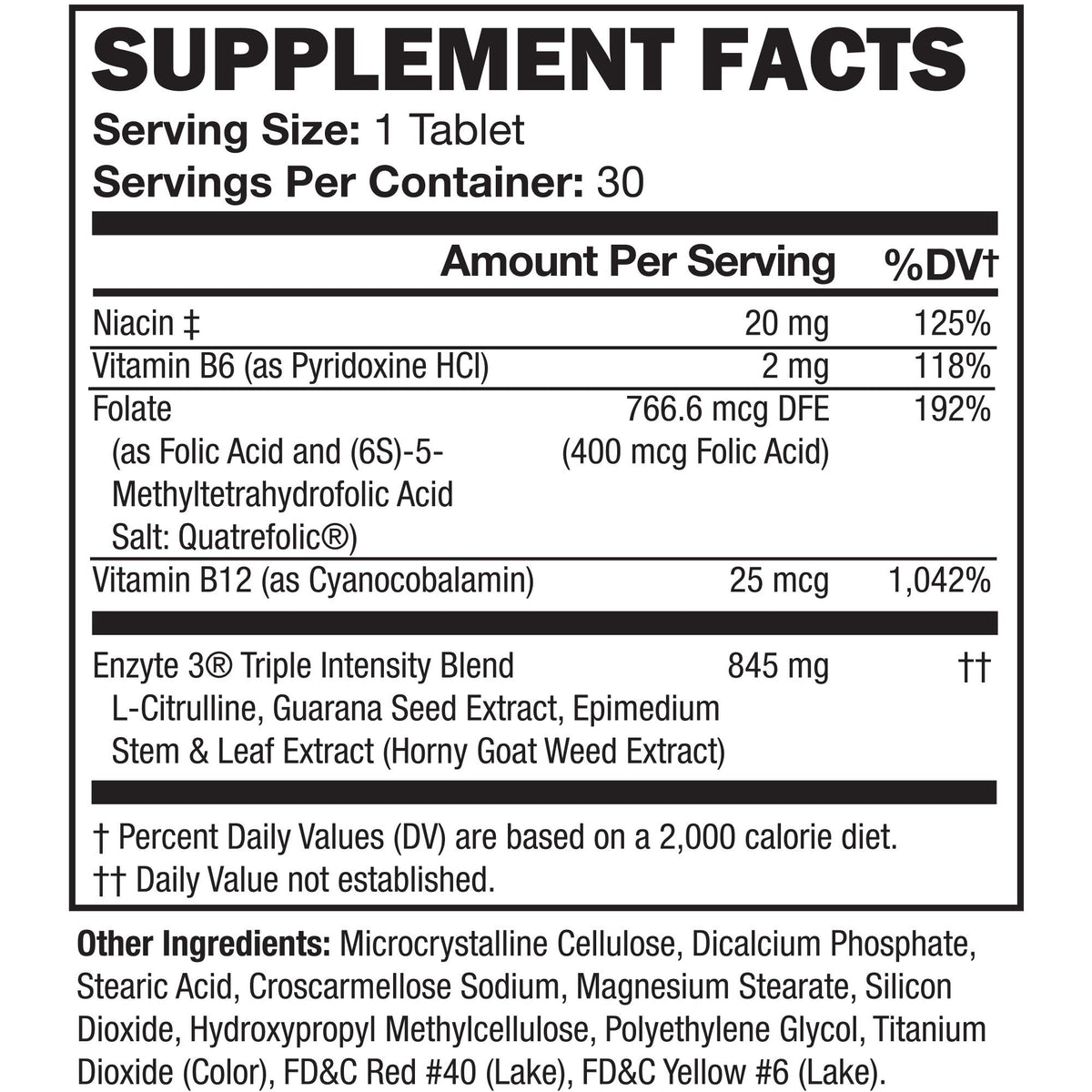 Enzyte MRC Enzyte3 Natural Male Enhancement Supplement - 60 Tablets - image 2