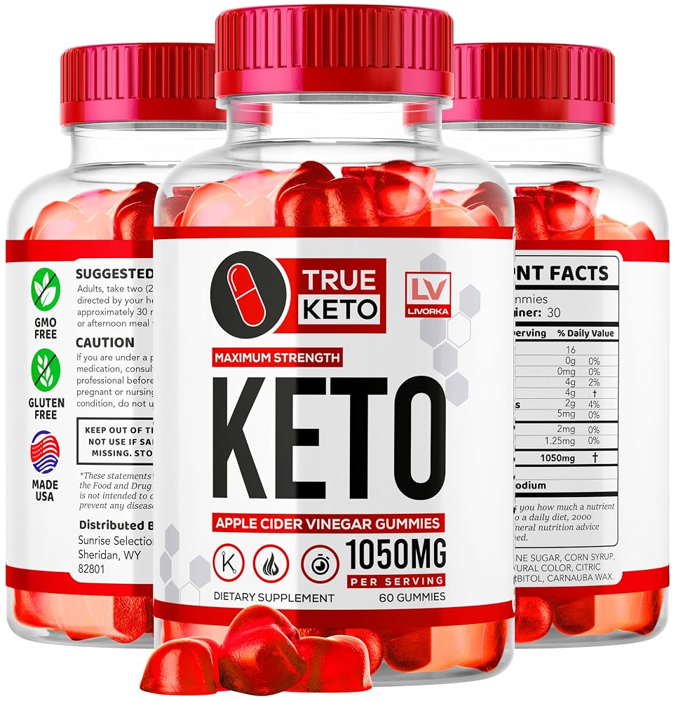 LIVORKA True Keto ACV Gummies Apple Cider Vinegar - 180 Gummies - image 7