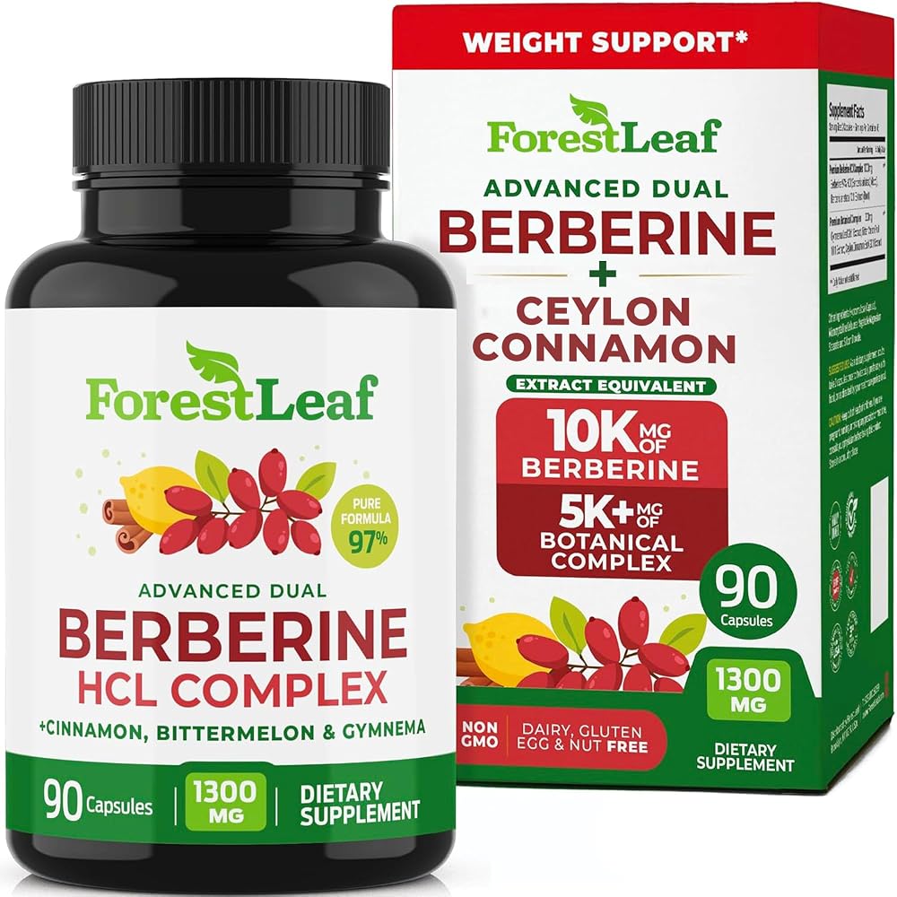 ForestLeaf Berberine Supplement - 1300mg per Serving - Ultra High