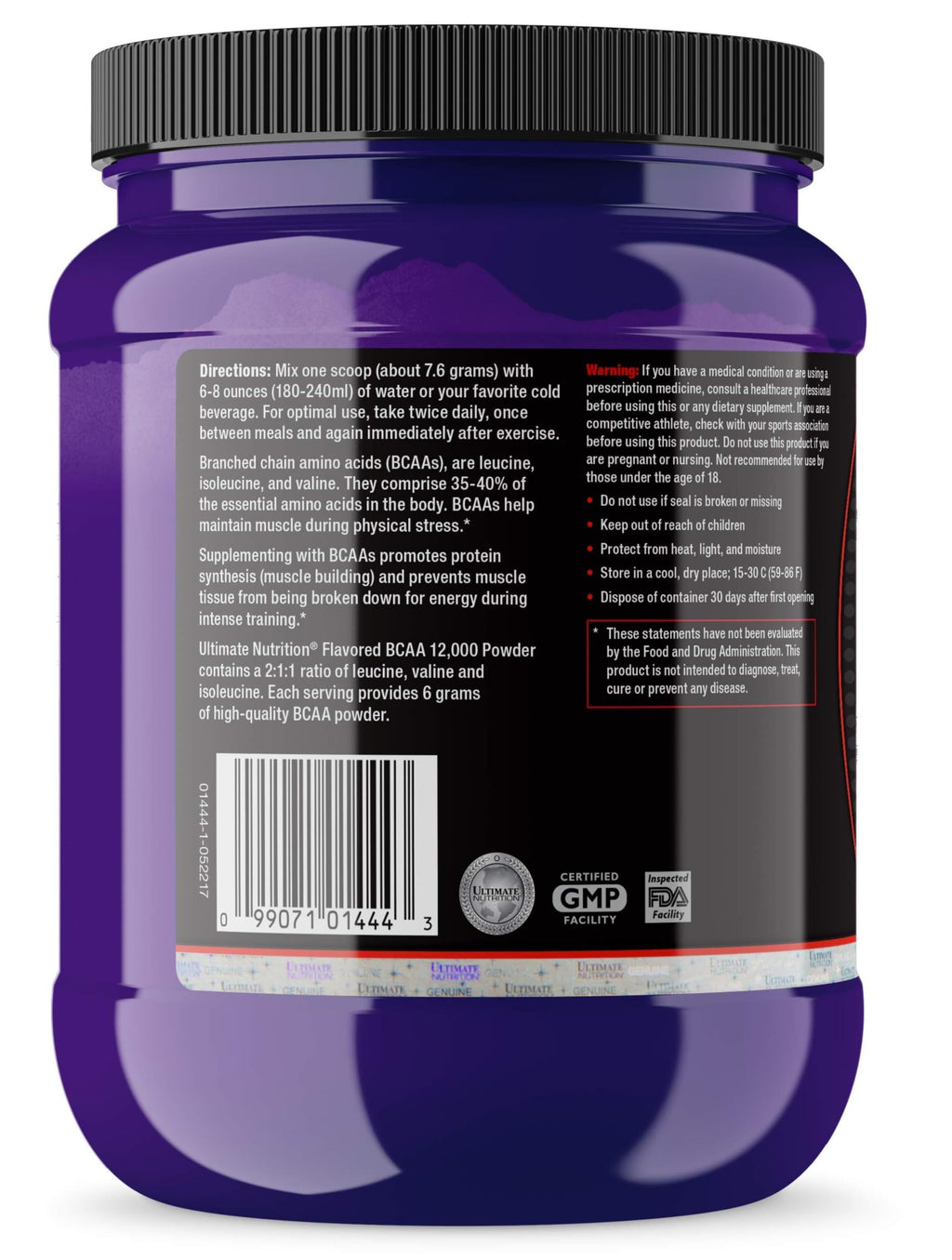 Ultimate Nutrition BCAA Powder 12000