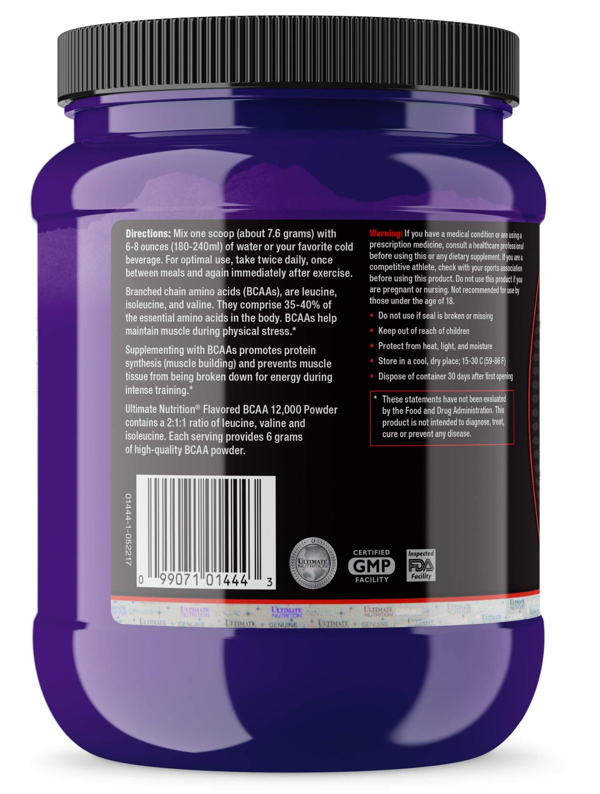Ultimate Nutrition BCAA Powder 12000