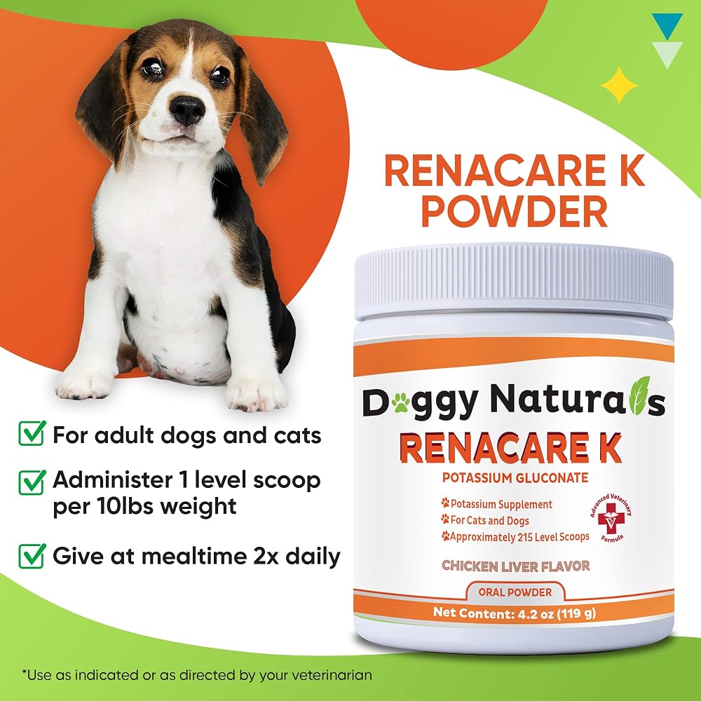 Pet Health Pharma RenaCare K Potassium Supplement Powder for Dogs & Cats - 4 oz - image 7
