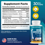 SILVERPEAKS Bone & Natural Growth Support for Kids - 60 Capsules - image 6