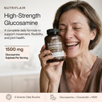 NutriFlair Glucosamine Chondroitin MSM Turmeric Boswellia - 90 Capsules - image 2