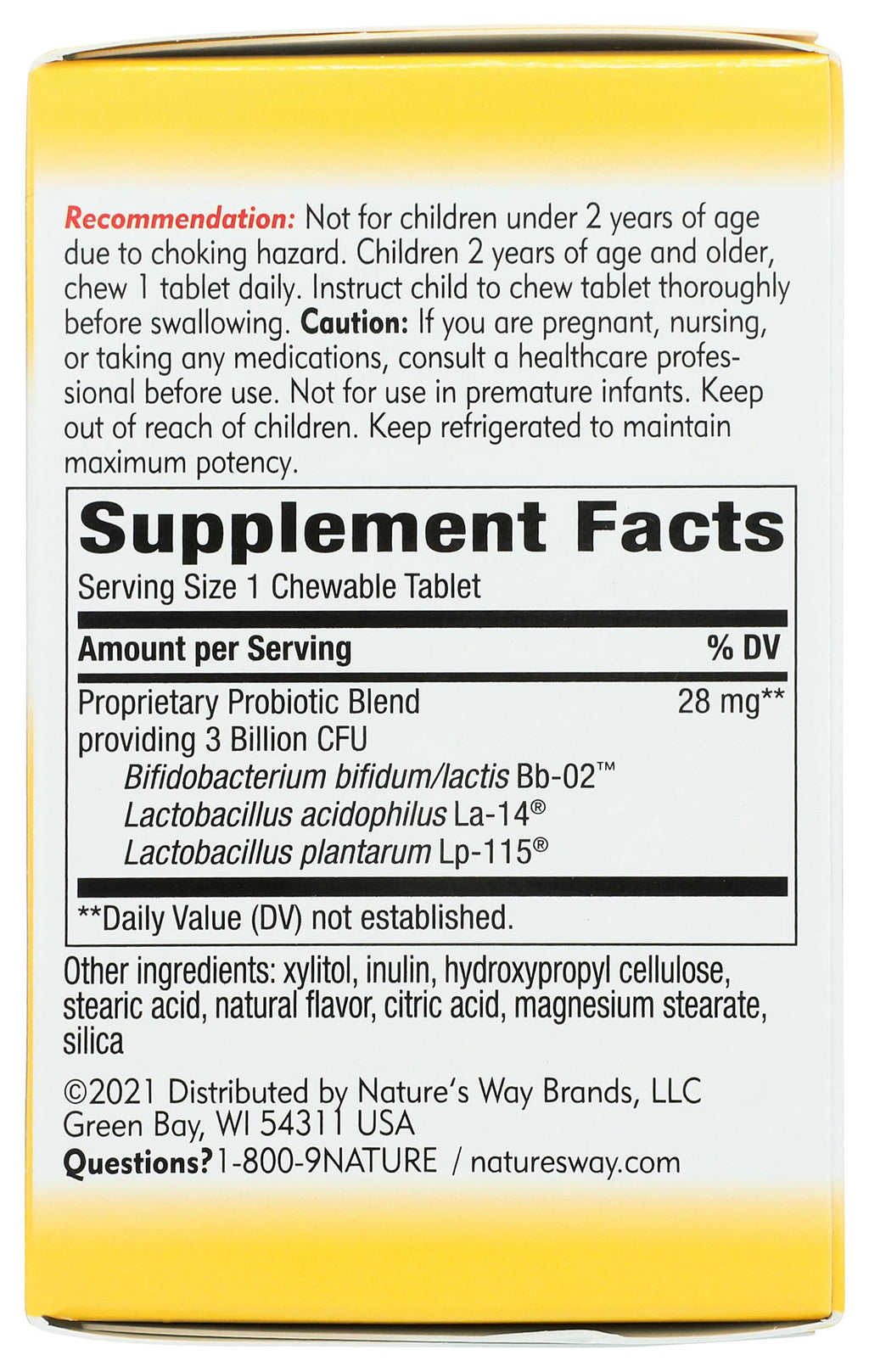 Nature's Way Primadophilus Kids Probiotic Chewables - 30 Tablets - image 7