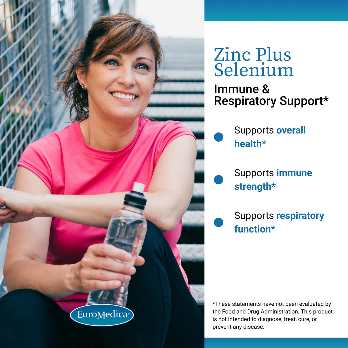 EuroMedica Zinc Plus Selenium Capsules Immune Support - 60 Count - image 3