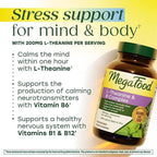 MegaFood L-Theanine 200mg & B Complex with Zinc - 60 Tablets - image 4
