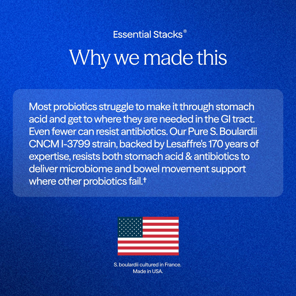 Essential Stacks Pure Saccharomyces Boulardii Probiotics 5 Billion CFU - image 4