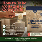 MK Supplements Grass-Fed Collagen & Colostrum Supplement