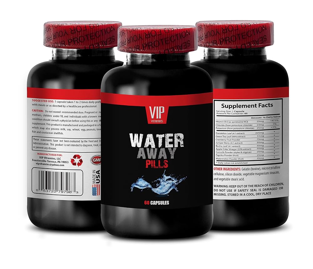 SKIN CARE SOLUTIONS Water Away Herbal Supplement - 180 Capsules - image 2