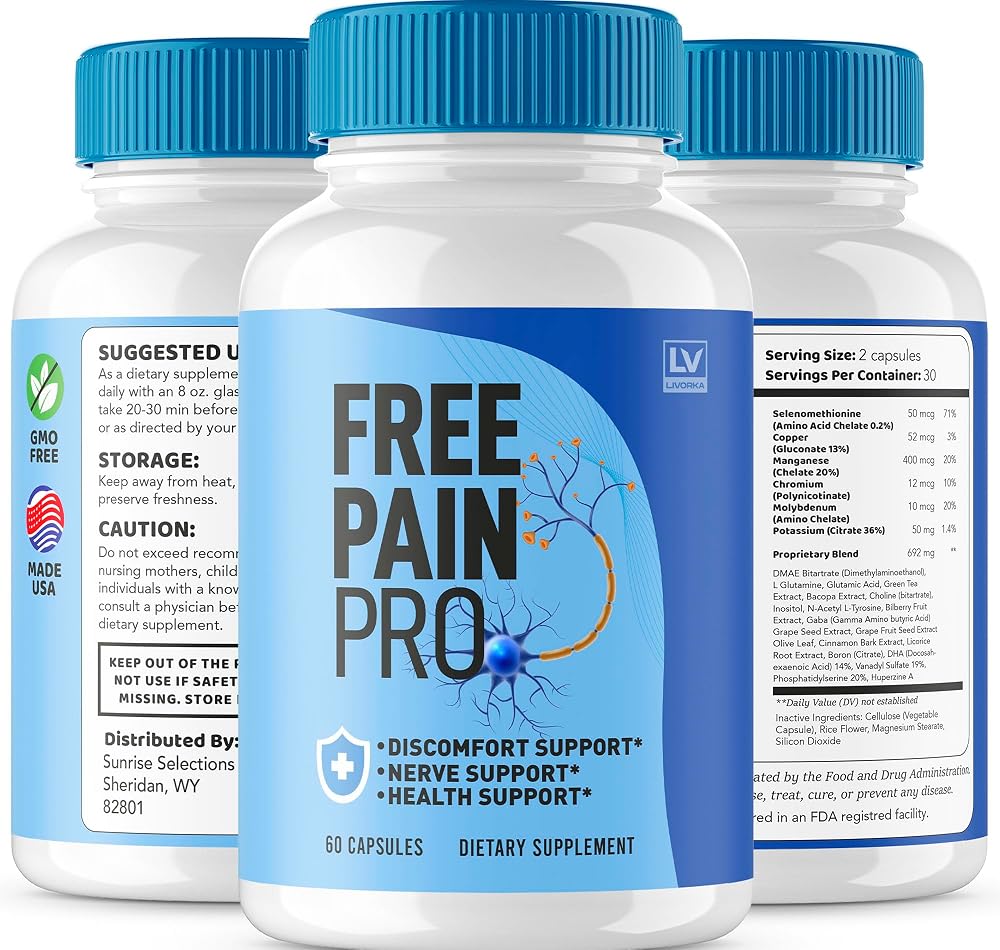 LIVORKA Free Pain Pro Capsules Advanced Formula - 180 Capsules - image 8