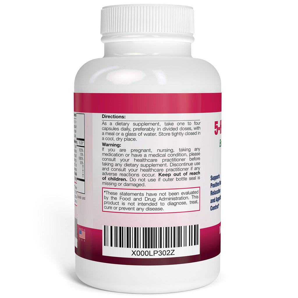 Nattura 5-HTP Supreme Capsules for Mood & Relaxation - 90 Capsules - image 3